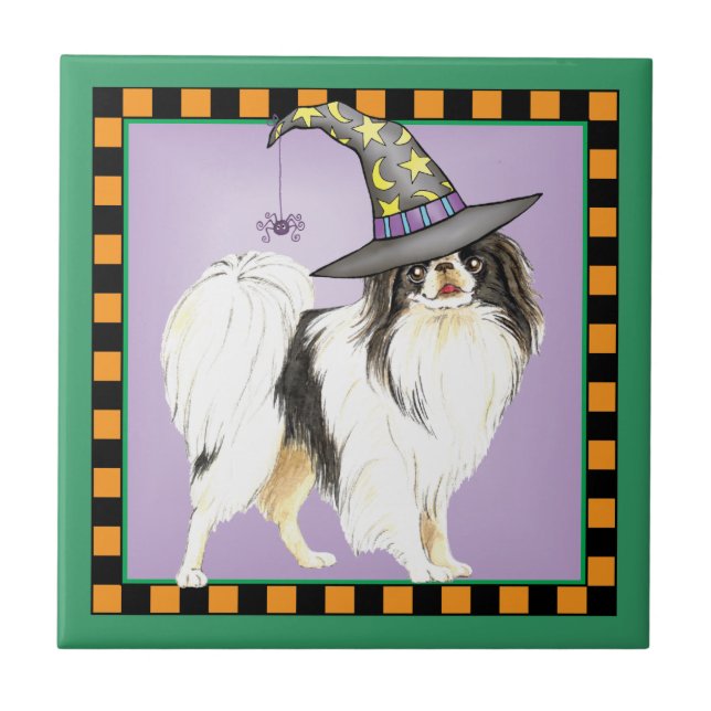 Japanese Chin Witch Tile (Front)