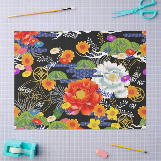 Japanese chiyogami tissue paper (Craft)