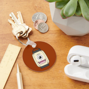 Japanese Chochin-obake (Paper Lantern Ghost) Key Ring