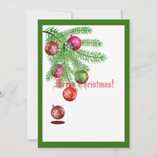 Japanese Christmas Holiday Card (Front)