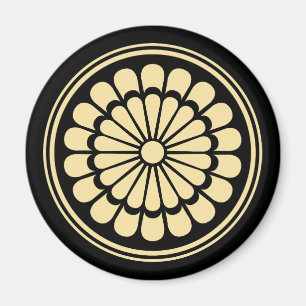 Japanese Chrysanthemum Crest, Kamon Magnet