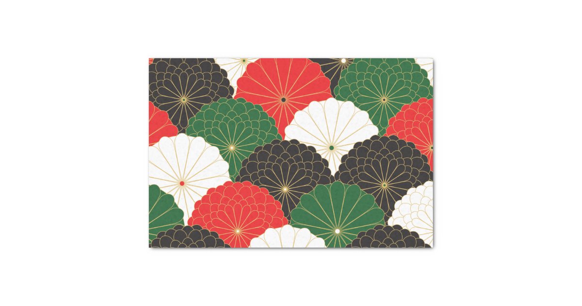 Japanese Chrysanthemum Tissue Paper Zazzle