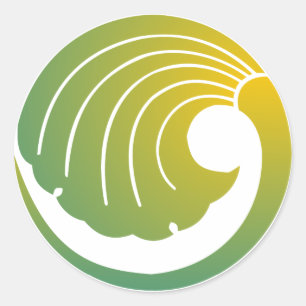 Japanese Classic Round Sticker