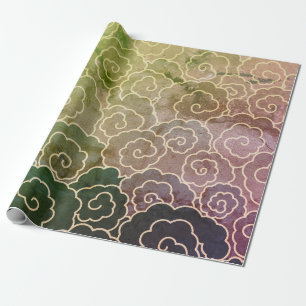 JAPANESE CLOUD PATTERN Wrapping Paper