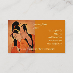Japanese Couple business card templates