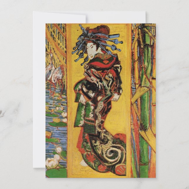Japanese Courtesan Oiran by Vincent van Gogh (Front)