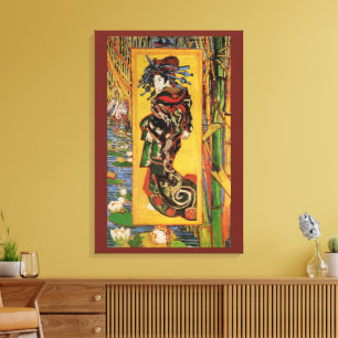 Japanese Courtesan Oiran by Vincent van Gogh Canvas Print