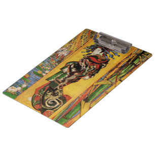 Japanese Courtesan Oiran by Vincent van Gogh Clipboard