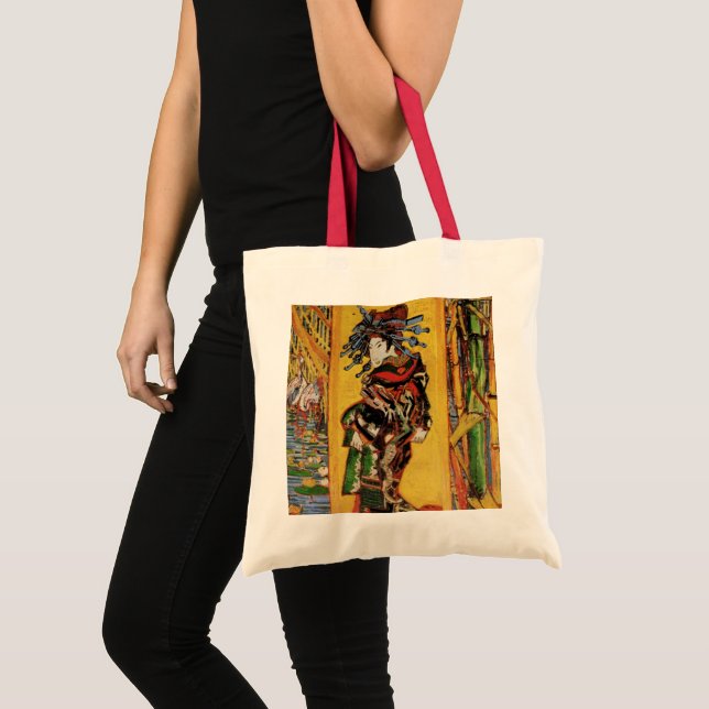 Japanese Courtesan Oiran by Vincent van Gogh Tote Bag (Front (Product))
