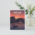 Japanese Covered Bridge and Thu Bon River Hoi An Postcard | Zazzle