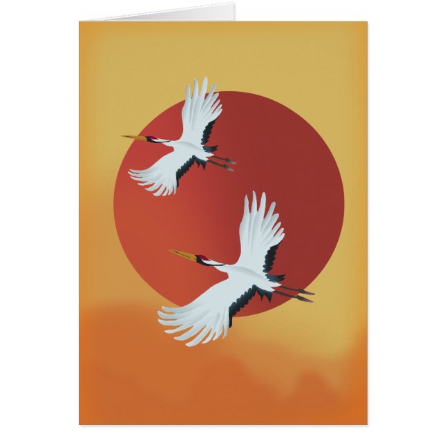 Japanese Crane birds (Front)
