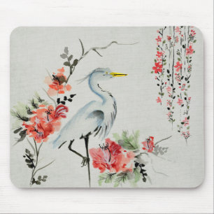 Japanese Crane Mouse Mat