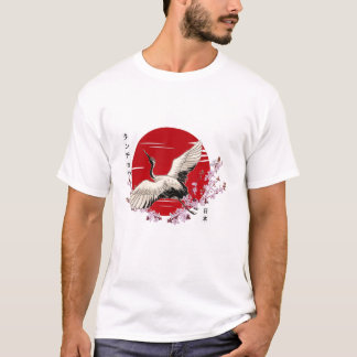 Japanese Crane Tsuru T-Shirt