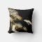 Japanese Cranes Black Gold White Birds pillow