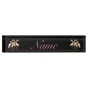 Japanese Cranes Thunder_Cove Nameplate