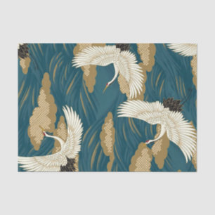 Japanese Cranes Tissue Paper