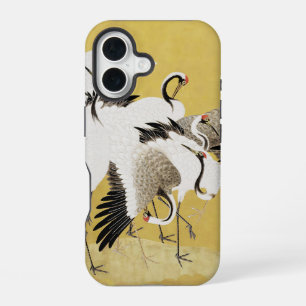 Japanese Cranes Vintage Bird Classic iPhone 16 Case