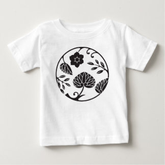 Japanese Crest 0048 - flowers and leaves Baby T-Shirt