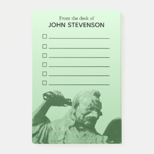 Japanese Crow Tengu Yokai Checklist Post-it Notes