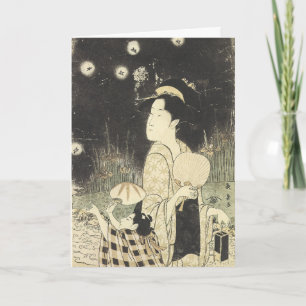 Japanese Crows Holiday Card