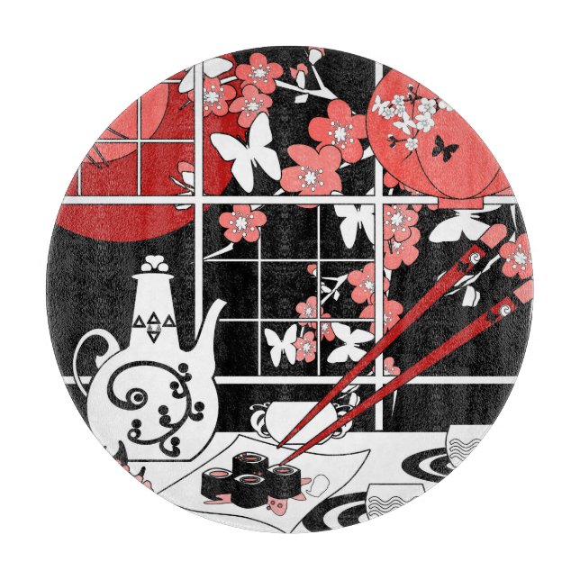 Japanese cuisine cutting board (Front)