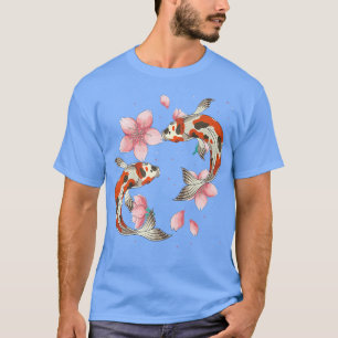 Japanese Culture Cherry Blossom Nishikigoi Sakura T-Shirt