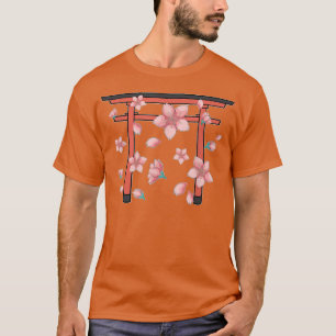 Japanese Culture Sakura Pink Flower Blossom Cherry T-Shirt