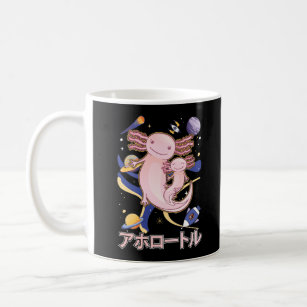 Japanese Cute Axolotl Family Galaxy Anime Coffee Mug
