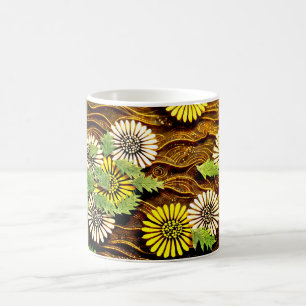 Japanese Dandelion Moonlight Mug   11oz Meiji Era 