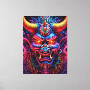 Japanese Demon Canvas Print