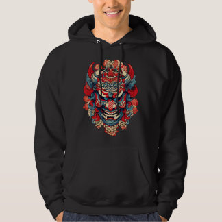 Japanese Demon Mask Hoodie