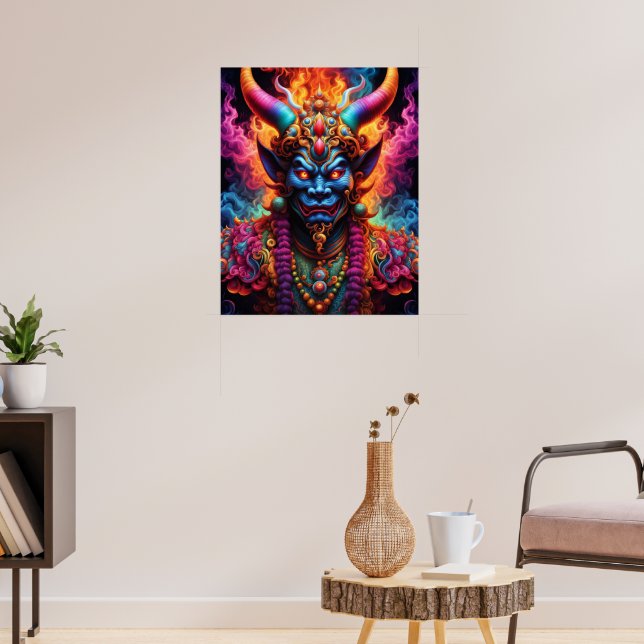 Japanese Demon Poster (Living Room 3)