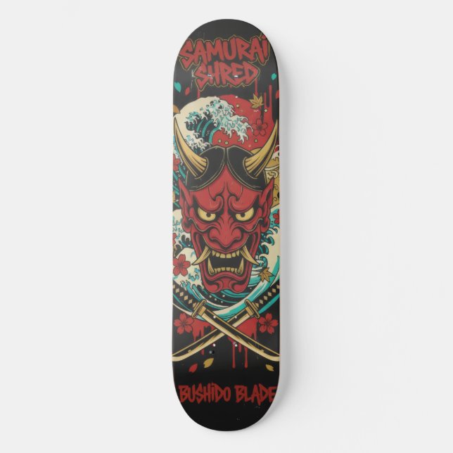 Japanese demon Skateboard Art – Japanese Spirit (Front)