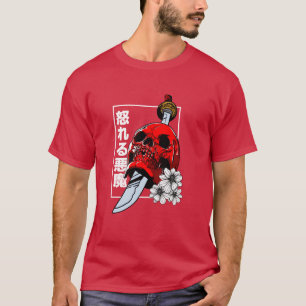 Japanese Demon Vaporwave Harajuku Aesthetic girl T-Shirt