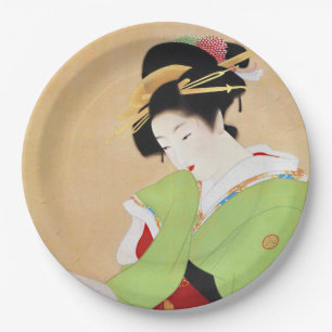 Japanese design party paper plates