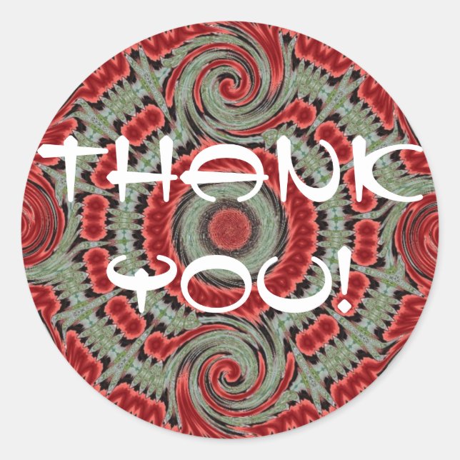 Japanese Design Series Classic Round Sticker (Front)