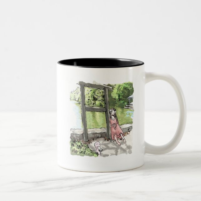 Japanese destroyer Isairego Two-Tone Coffee Mug (Right)