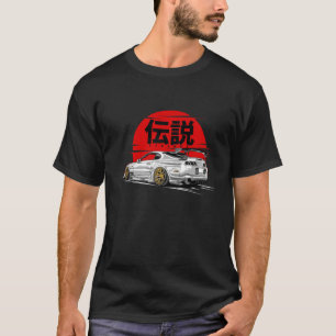 Japanese Domestic Market Tuning Retro 90s Car Lege T-Shirt