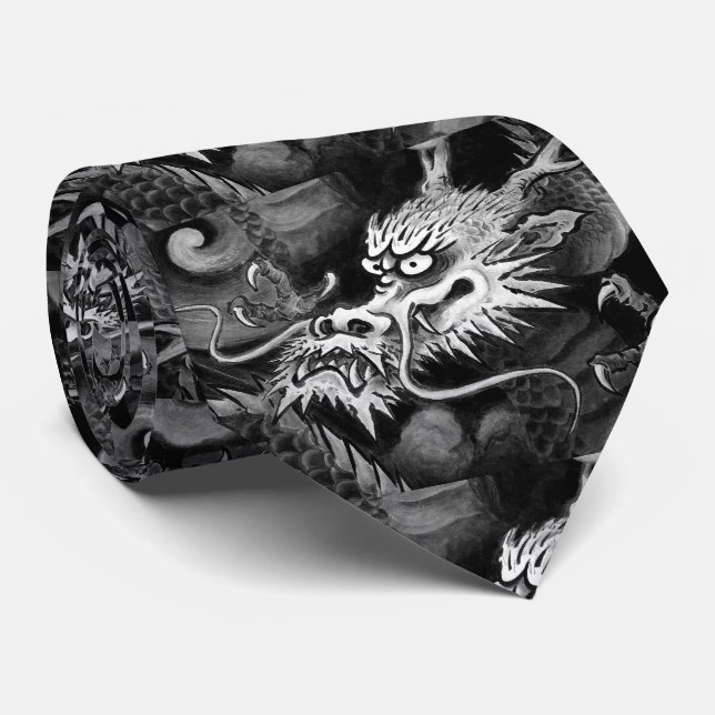 Japanese Dragon ネクタイ Tie (Rolled)