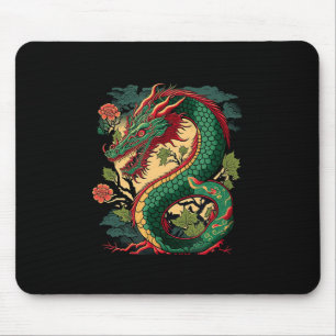 Japanese Dragon Anime Japan Chinese Dragons Tattoo Mouse Mat