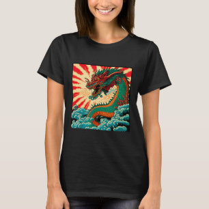 Japanese Dragon Anime Japan Chinese Dragons Tattoo T-Shirt