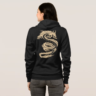 Japanese Dragon Hoodie - Vintage Unisex Streetwear
