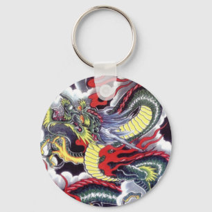 Japanese Dragon Key Ring