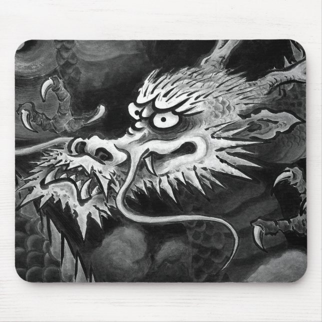 Japanese Dragon Mouse Mat (Front)
