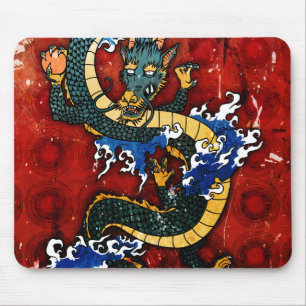 Japanese Dragon Mouse Mat