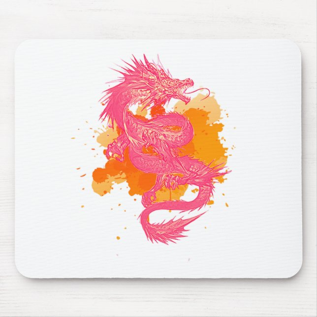 Japanese dragon mouse mat (Front)