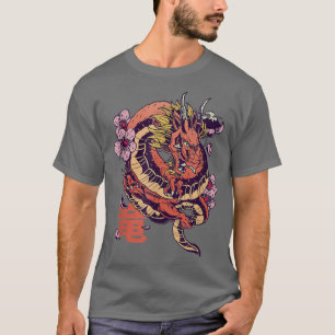 Japanese Dragon Sakura T-Shirt