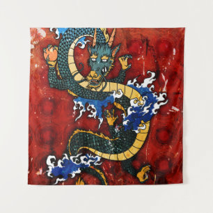 Japanese Dragon Tapestry