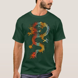 Japanese Dragon Vintage Demon Retro 2 T-Shirt