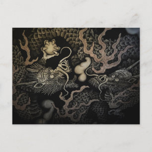 Japanese Dragons Postcard